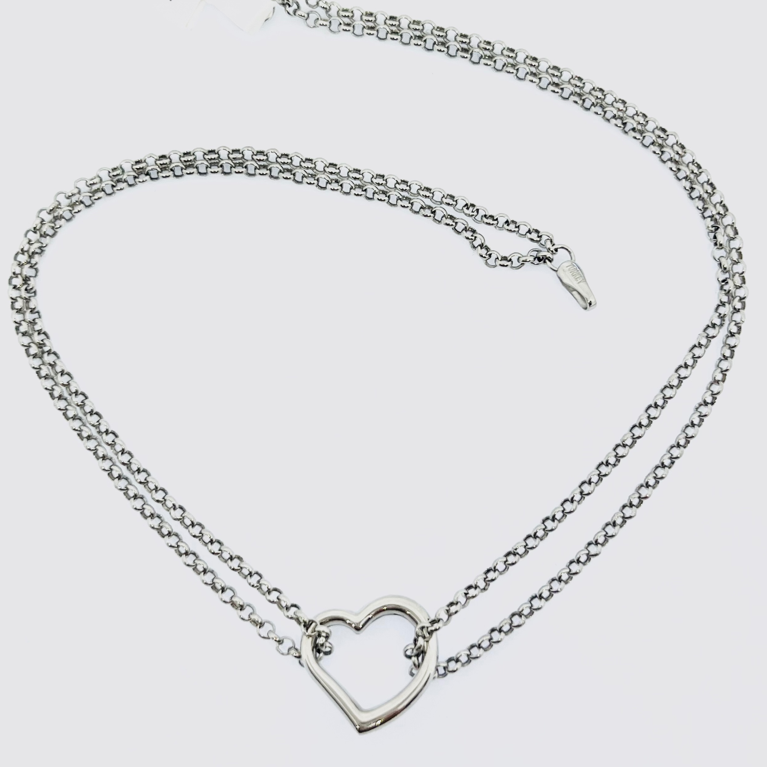 14K Heart Gold Anklet