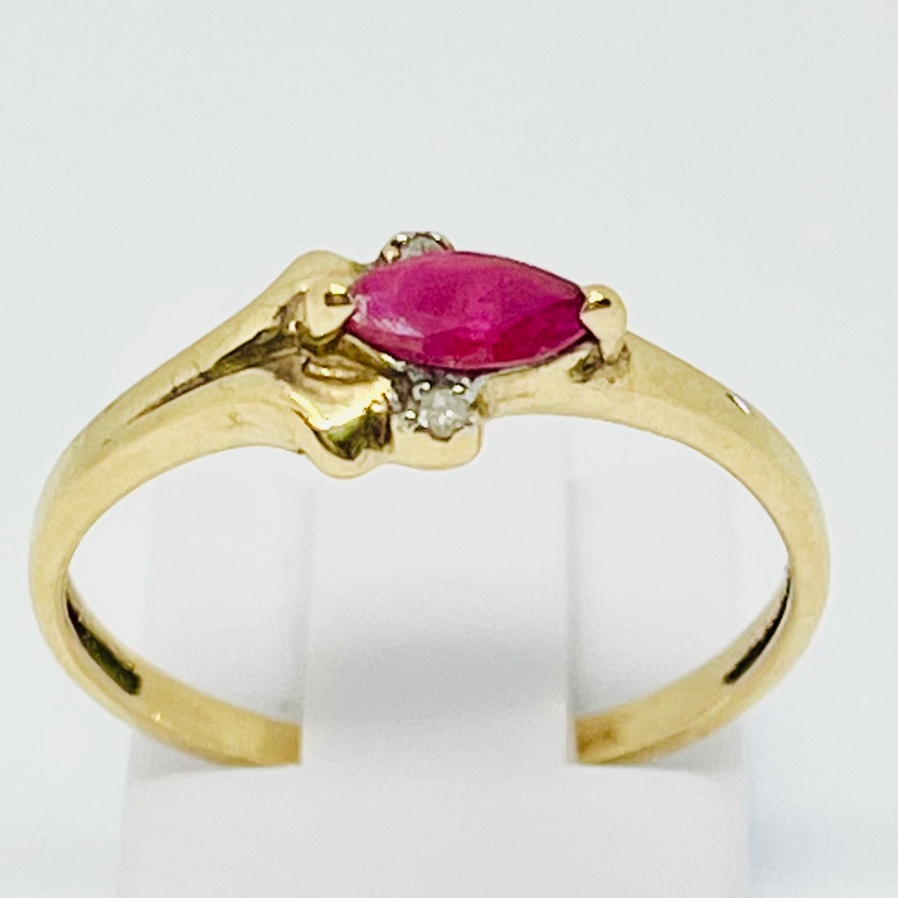 10K Ruby Marquise Ring