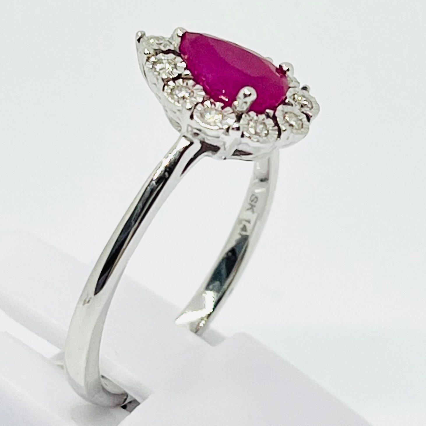 14K Ruby Pearl Fashion Ring