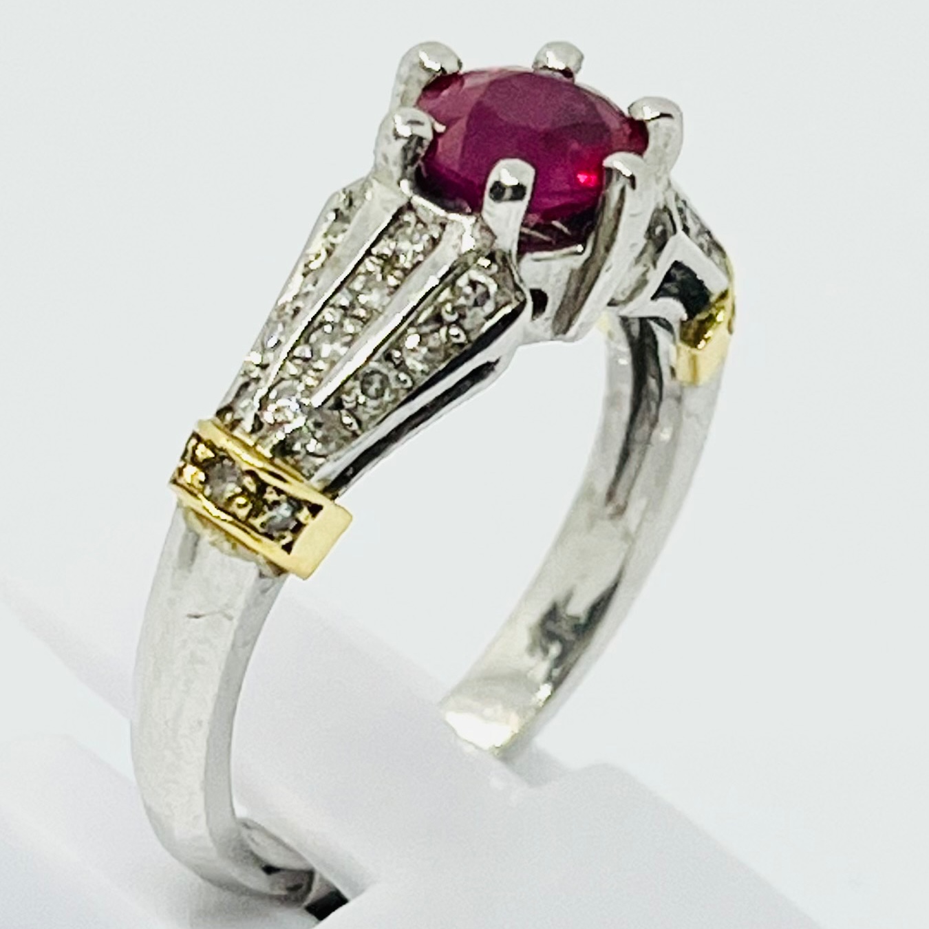 14K Ruby Gemstone Ring