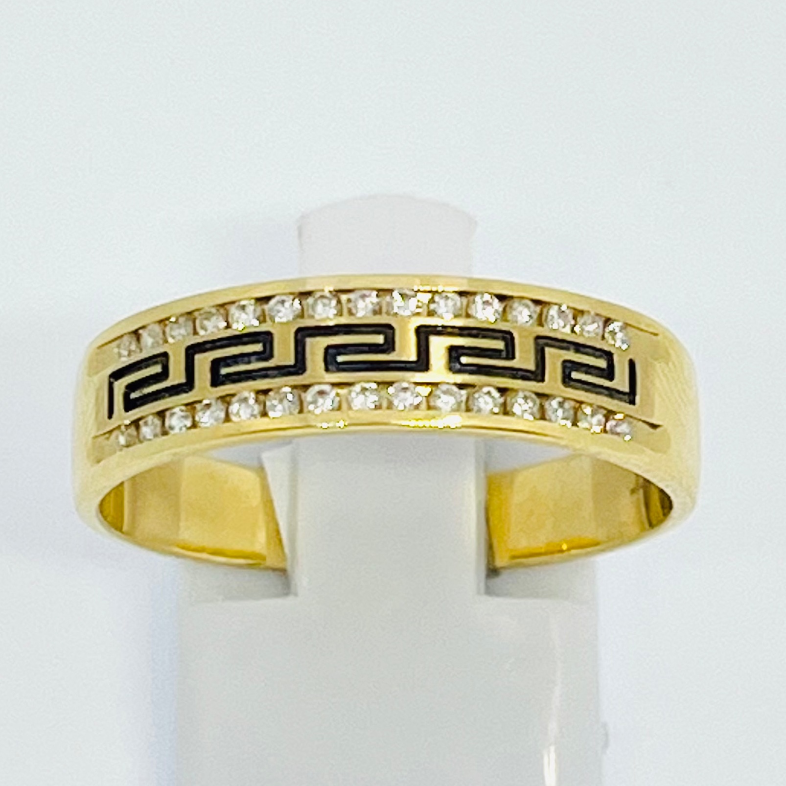 Diamond Men's Wedding Band