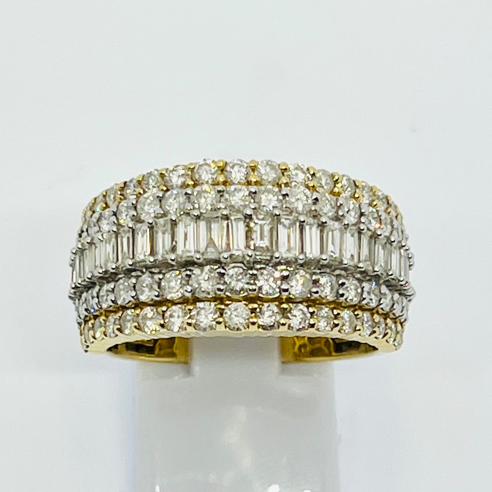 Diamond Men's Wedding Band