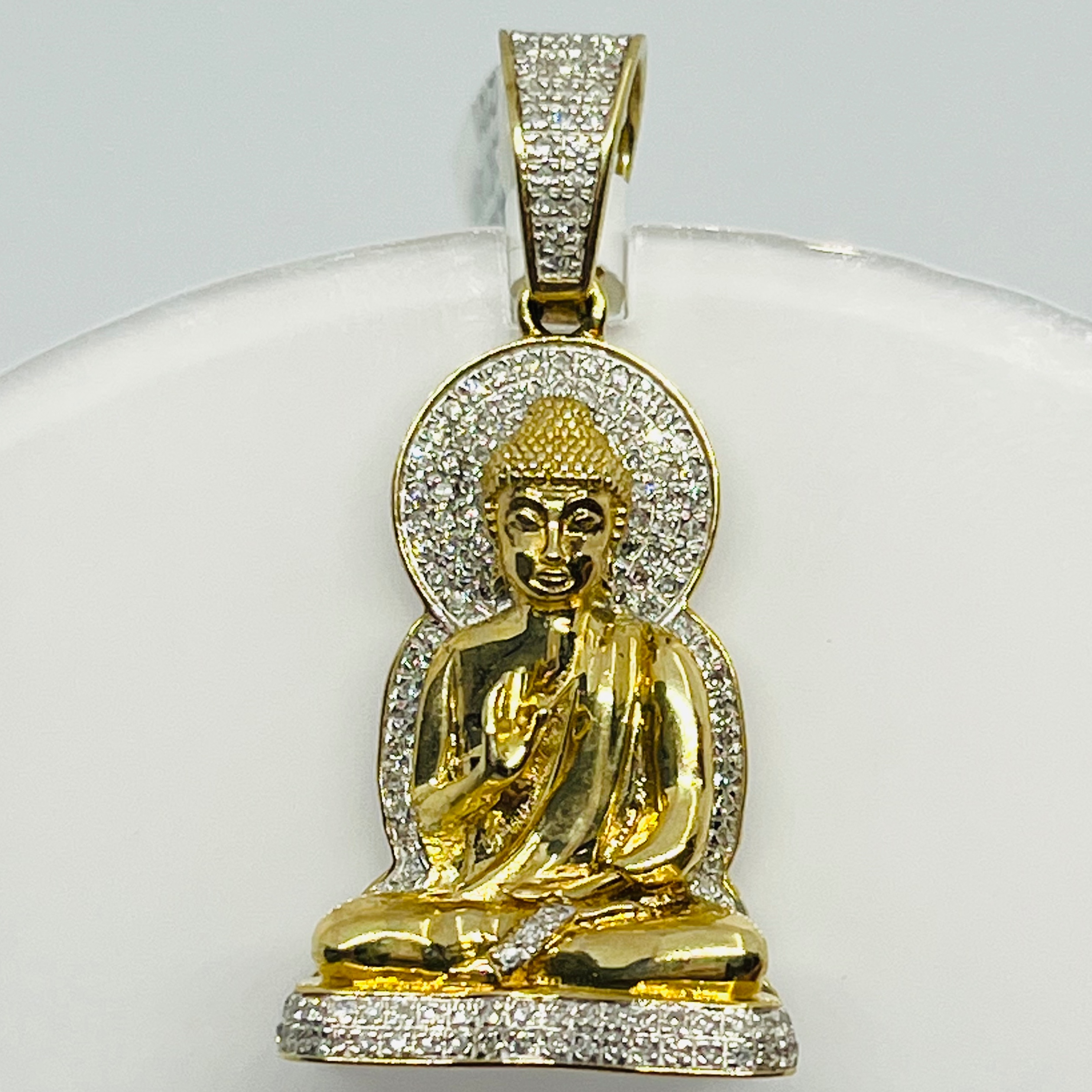 Diamond Buddha Pendant