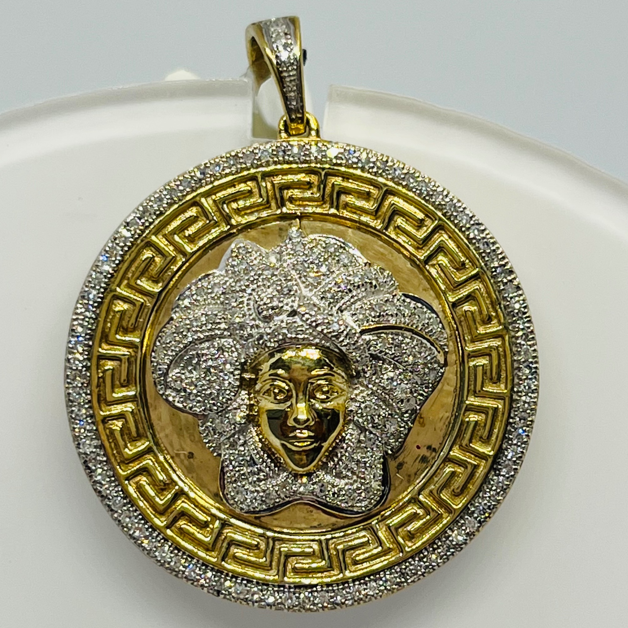 Diamond Versace Pendant