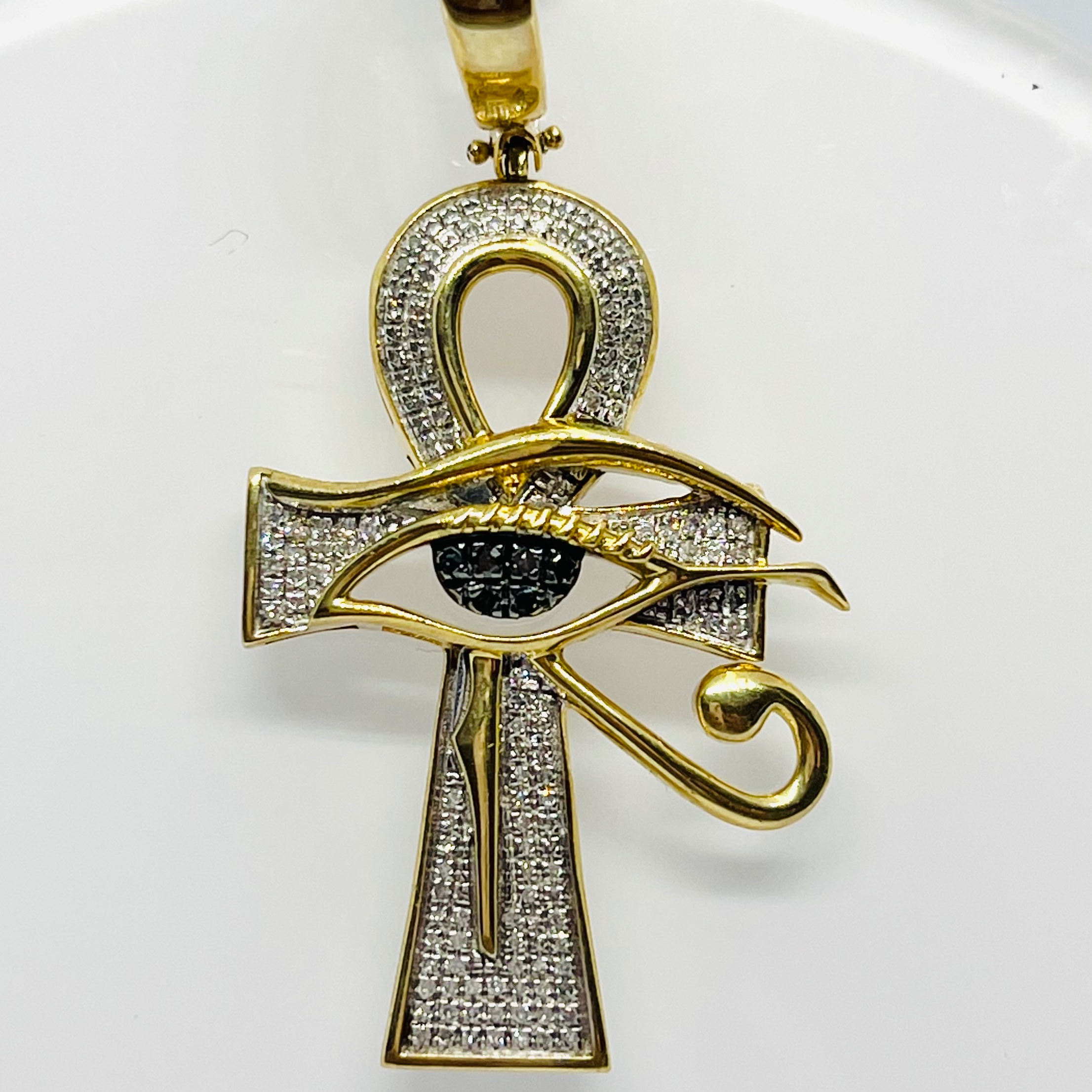 Diamond Ankh Pendant