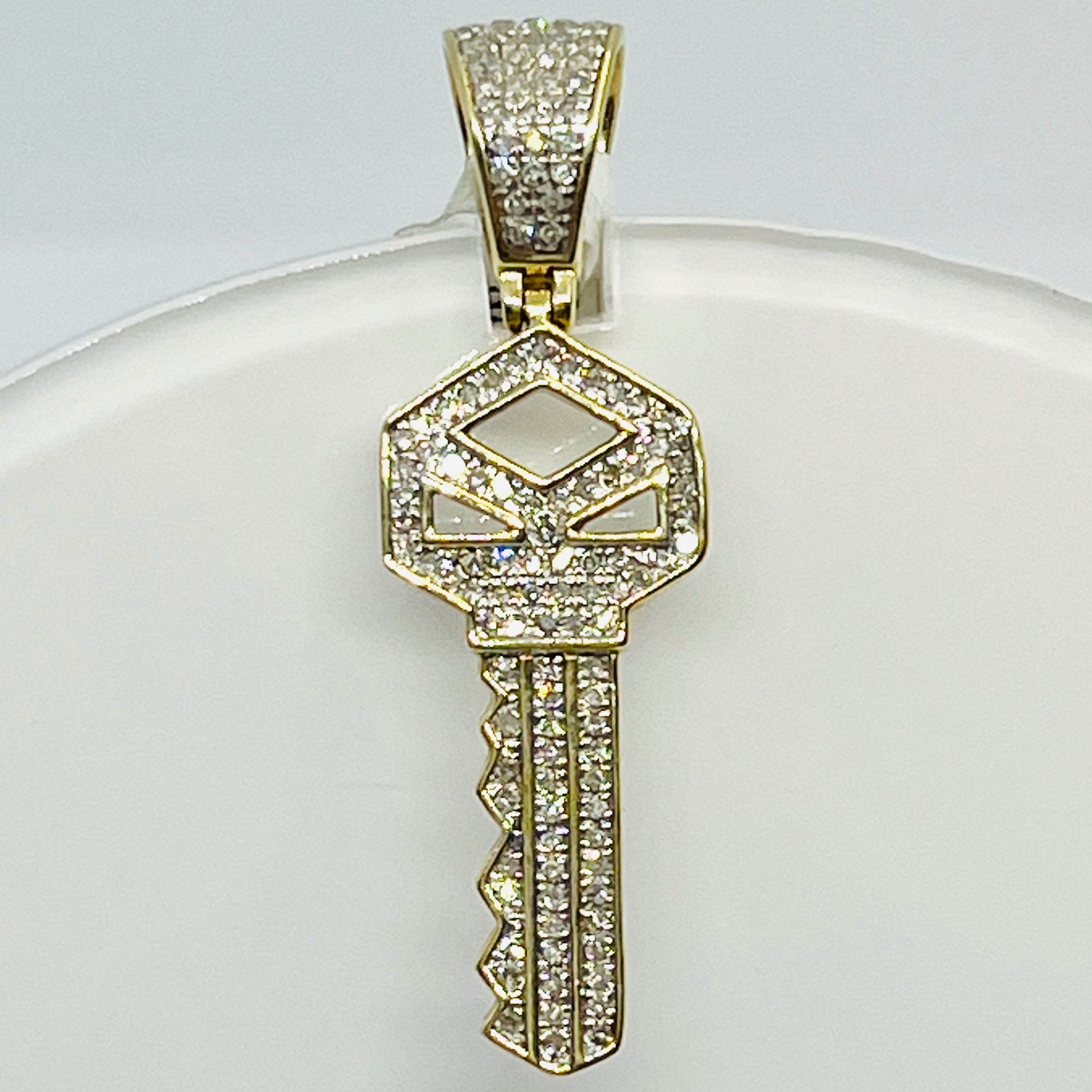 Diamond Key Pendant