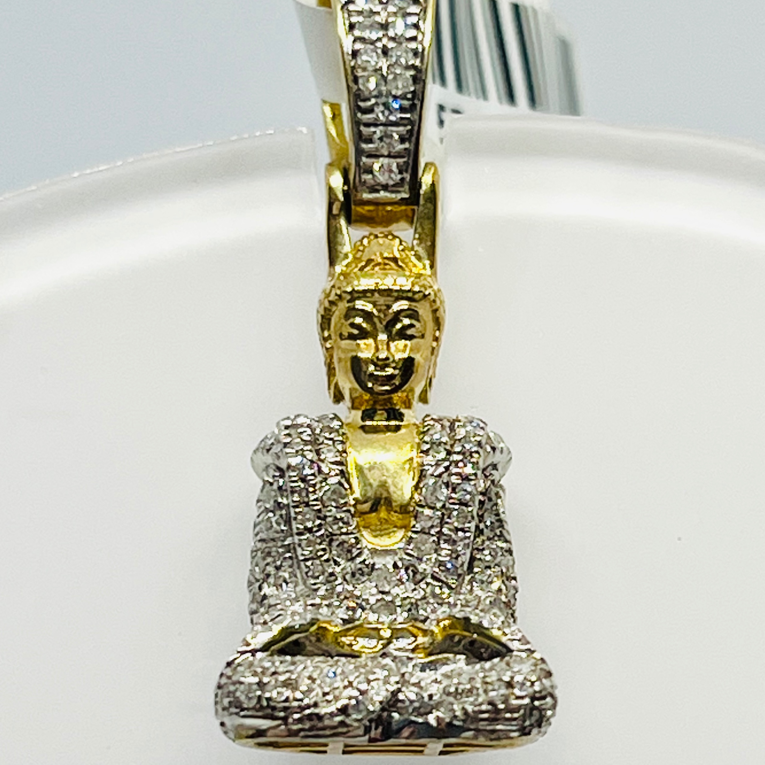 Diamond Buddha Pendant