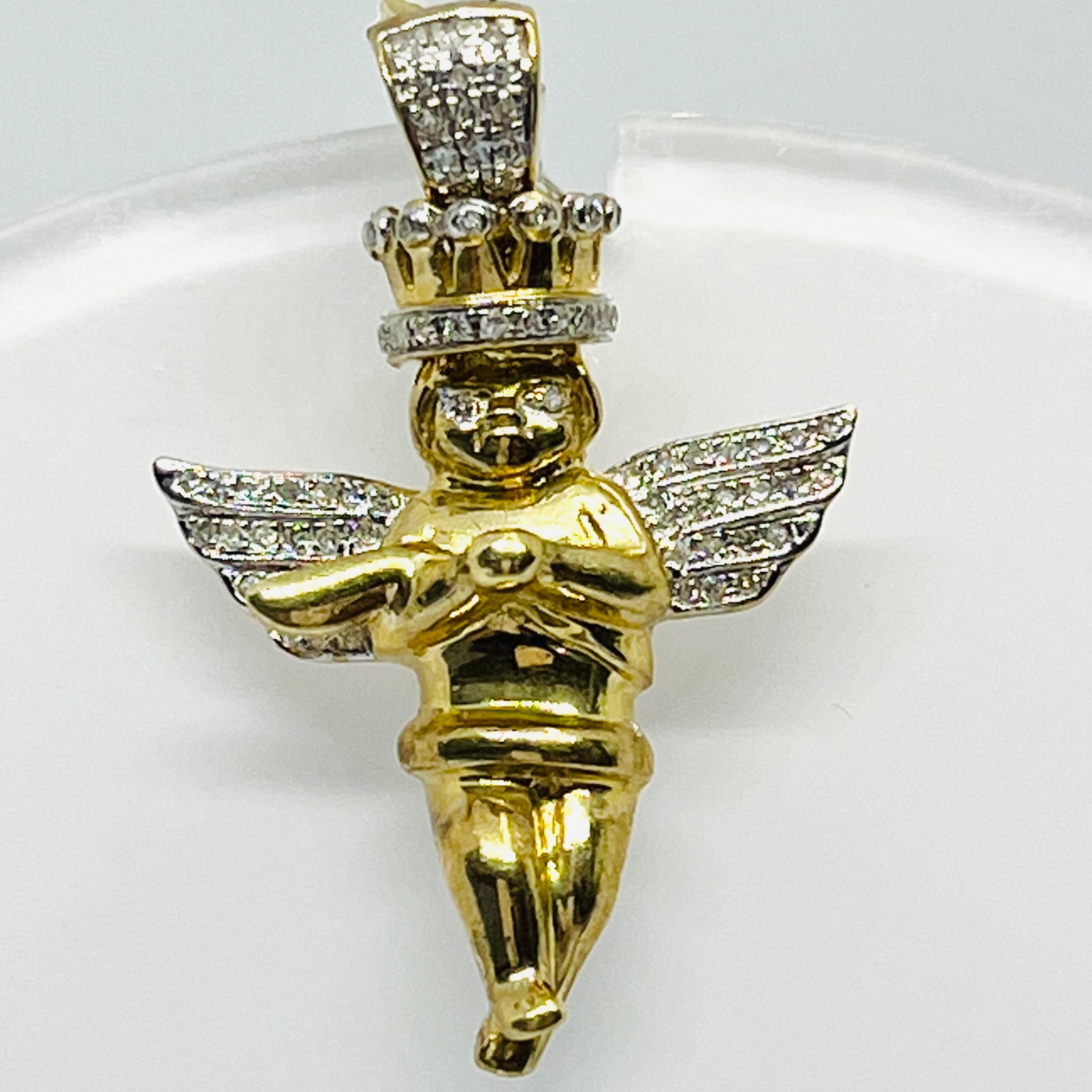 Diamond Angel Pendant