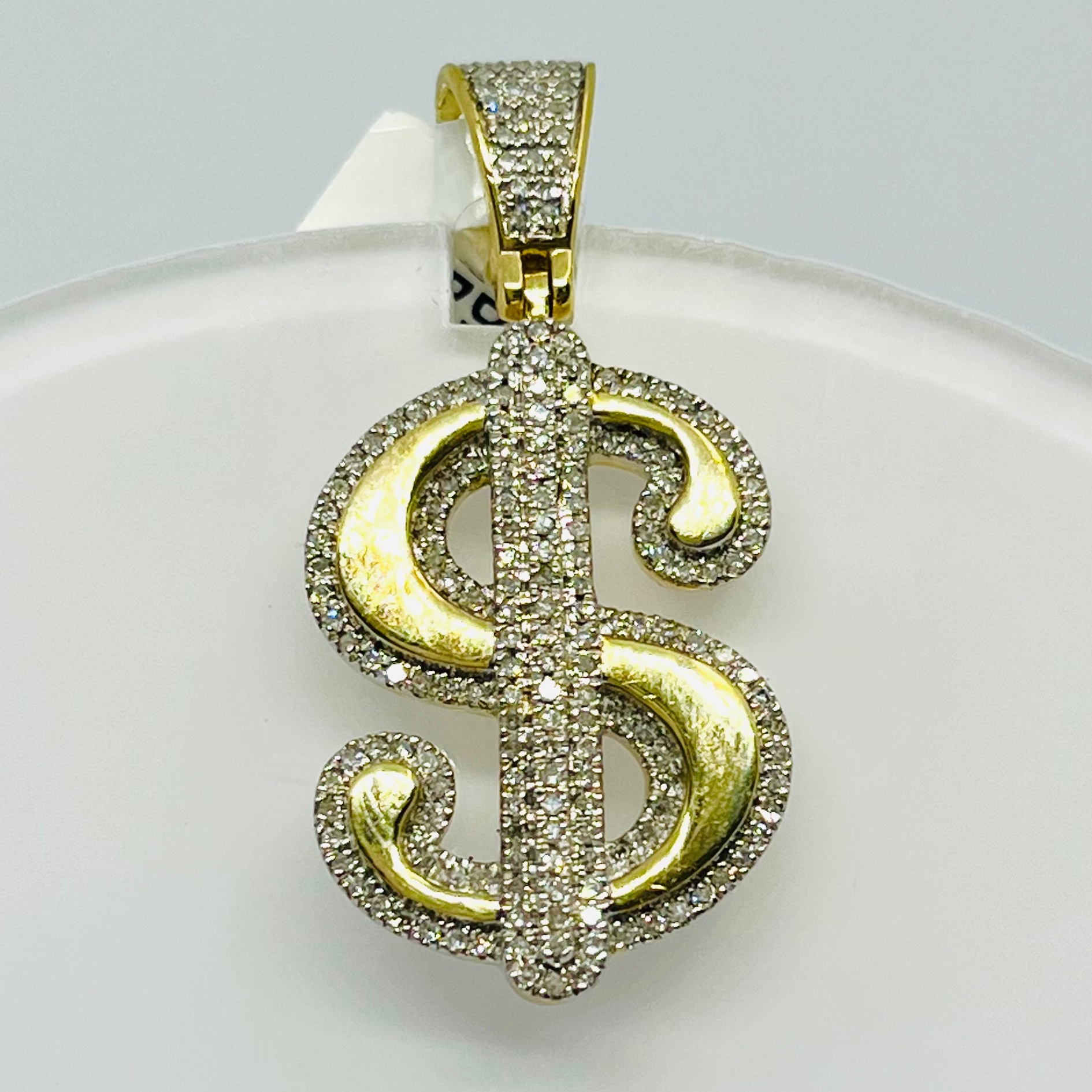 Diamond Dollar Pendant