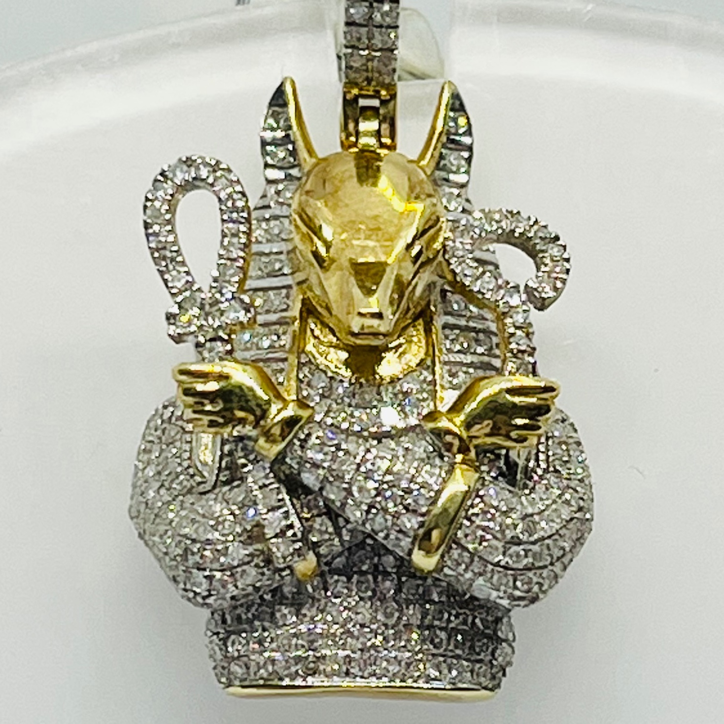Diamond Taurus Zodiac Pendant
