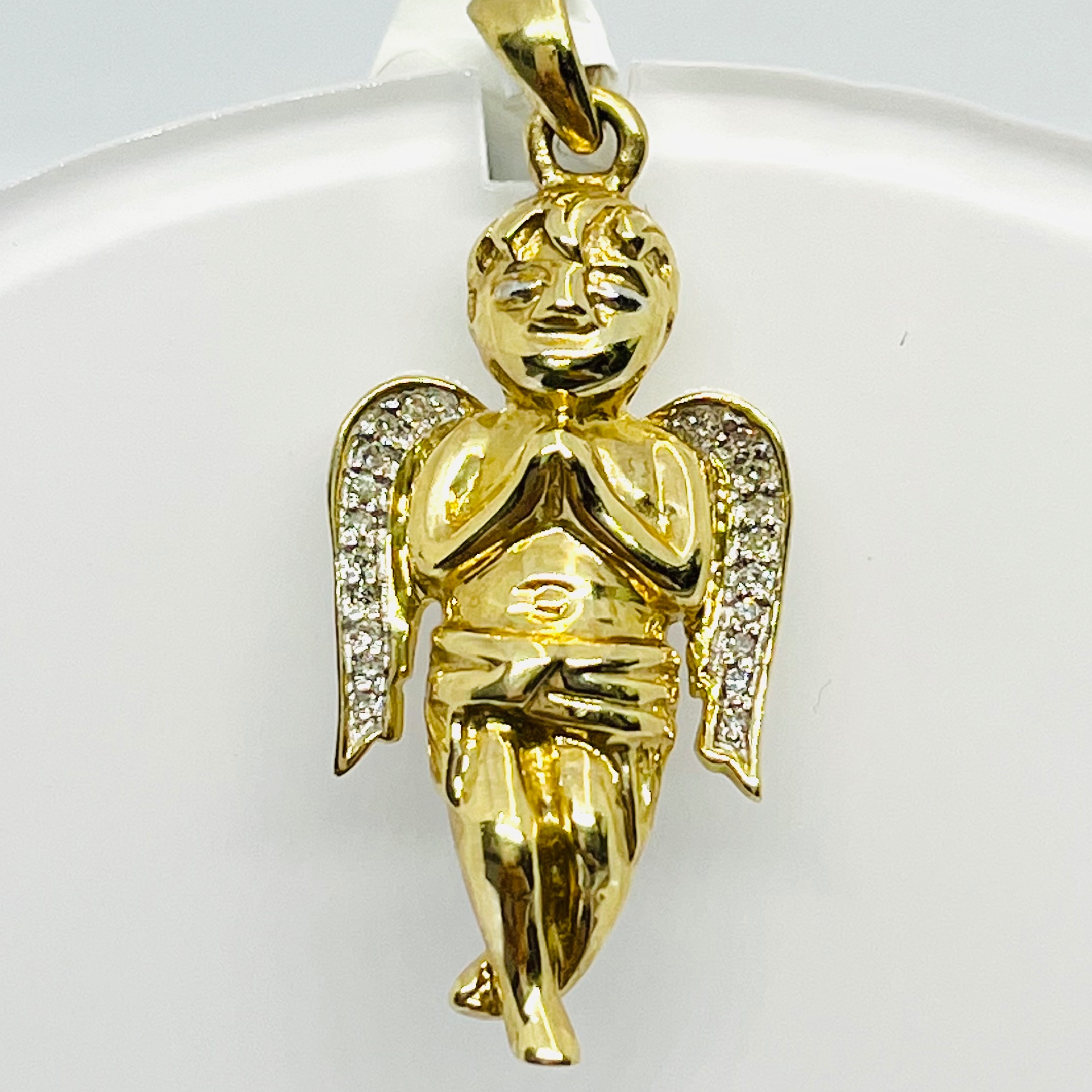 Diamond Angel Pendant