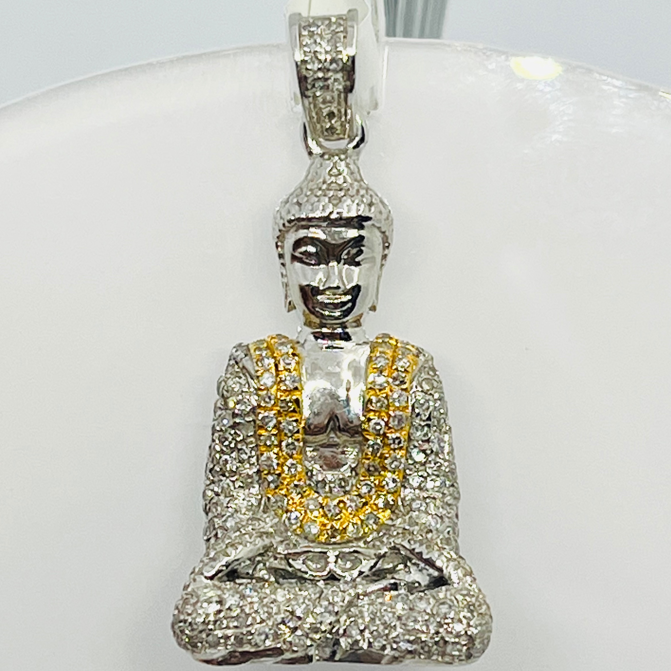 Diamond Buddha Pendant