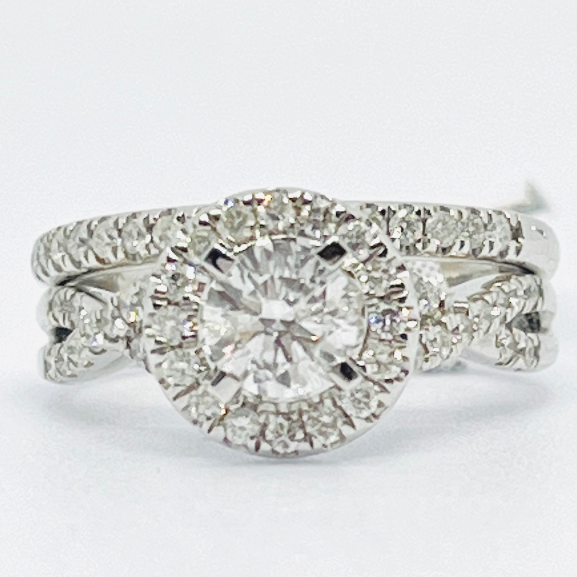 Bridal Set with Halo