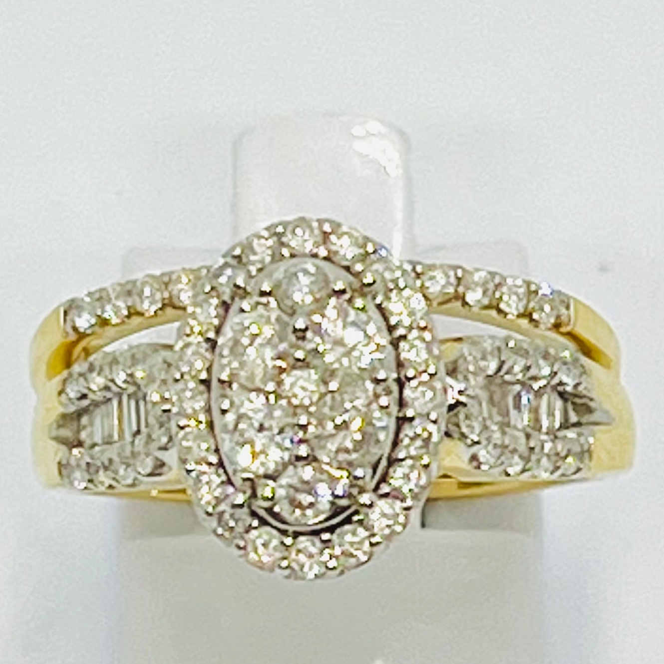 Oval Style Diamond Bridal Set