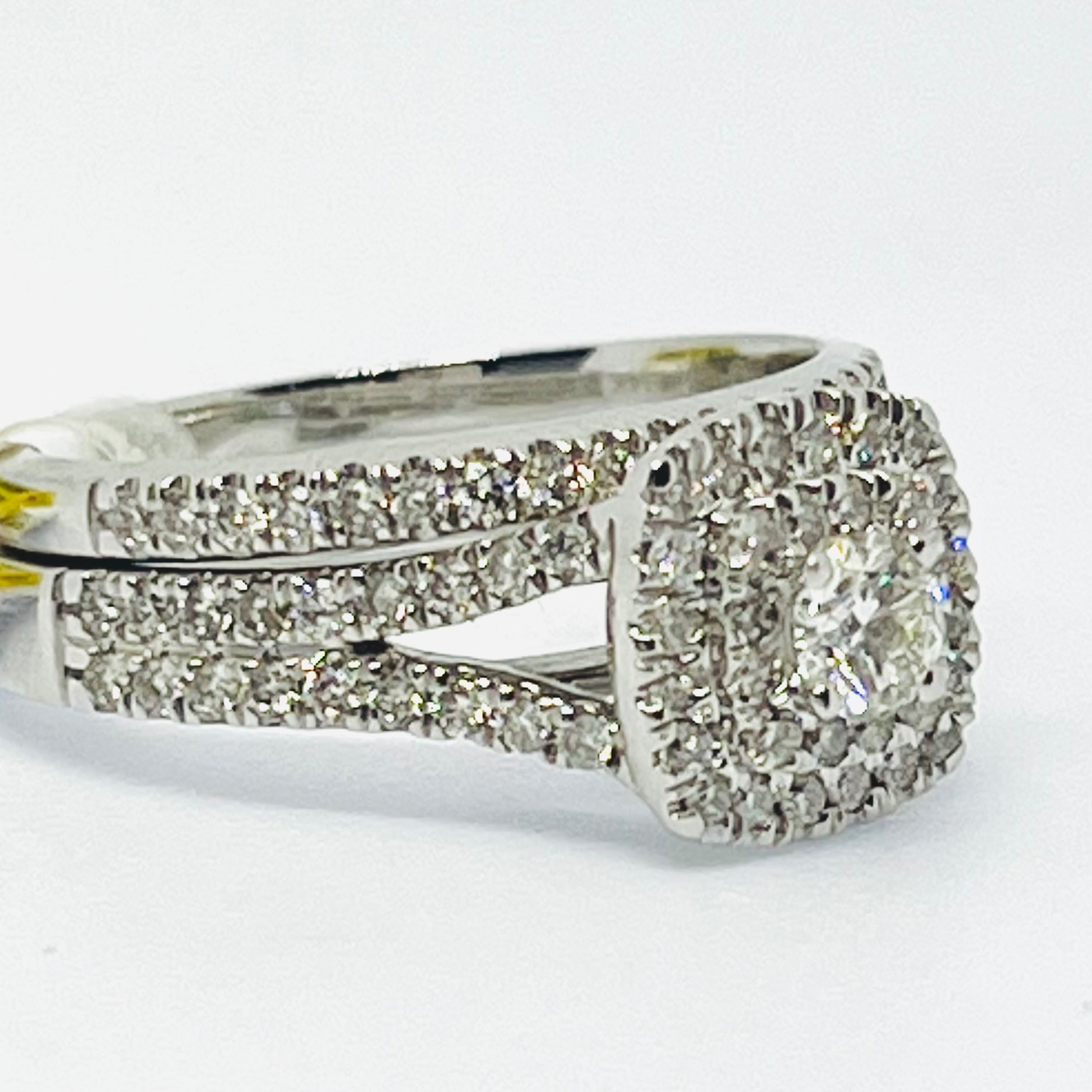 Diamond Round Bridal Set