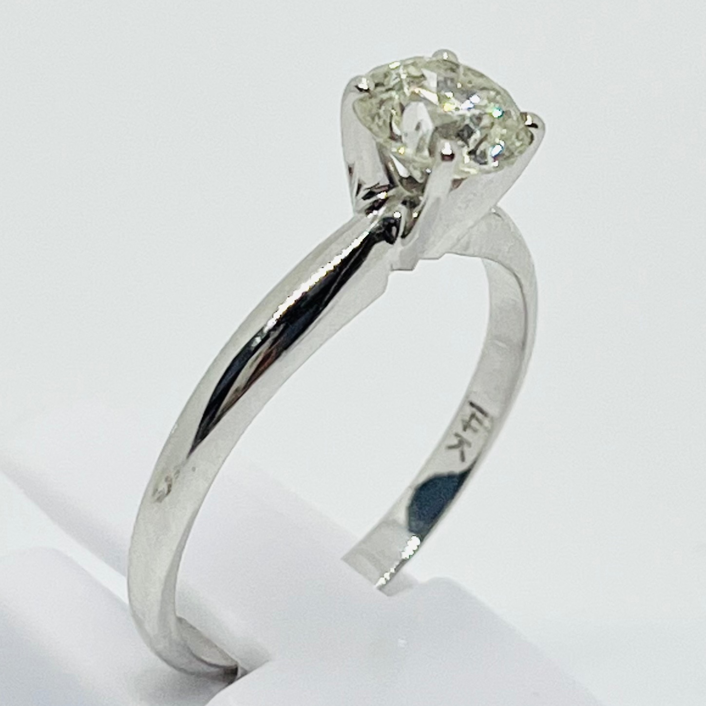 Round Solitaire Diamond Engagement Ring