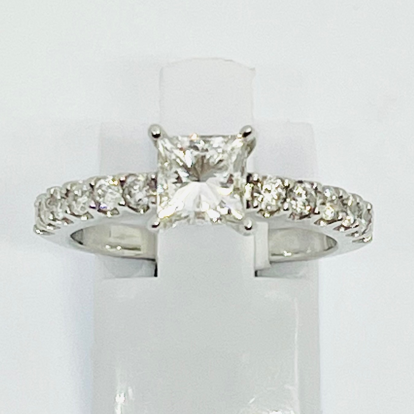 Solitaire Princess Cut Diamond Engagement Ring