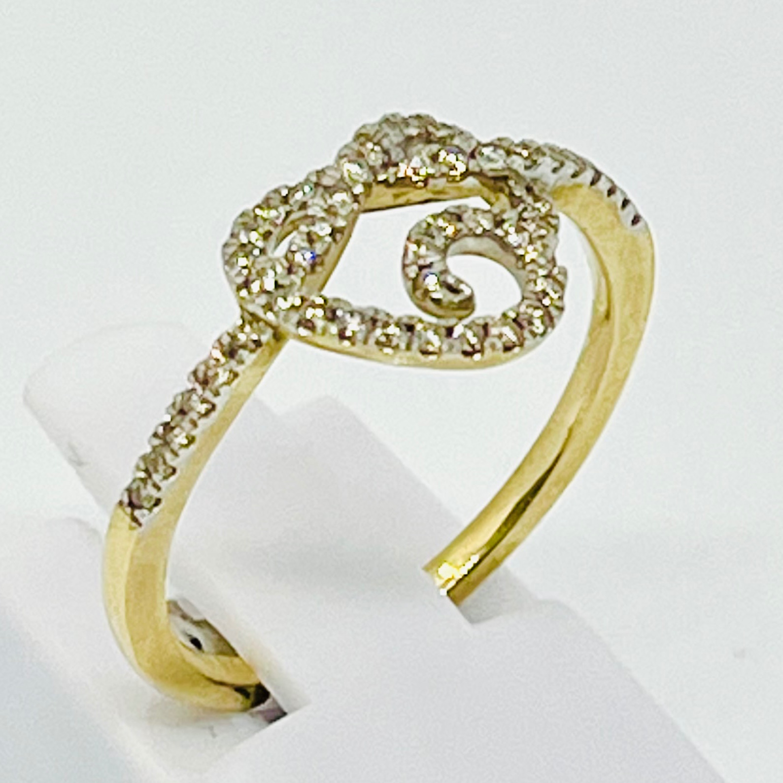 Diamond Heart Fashion Ring