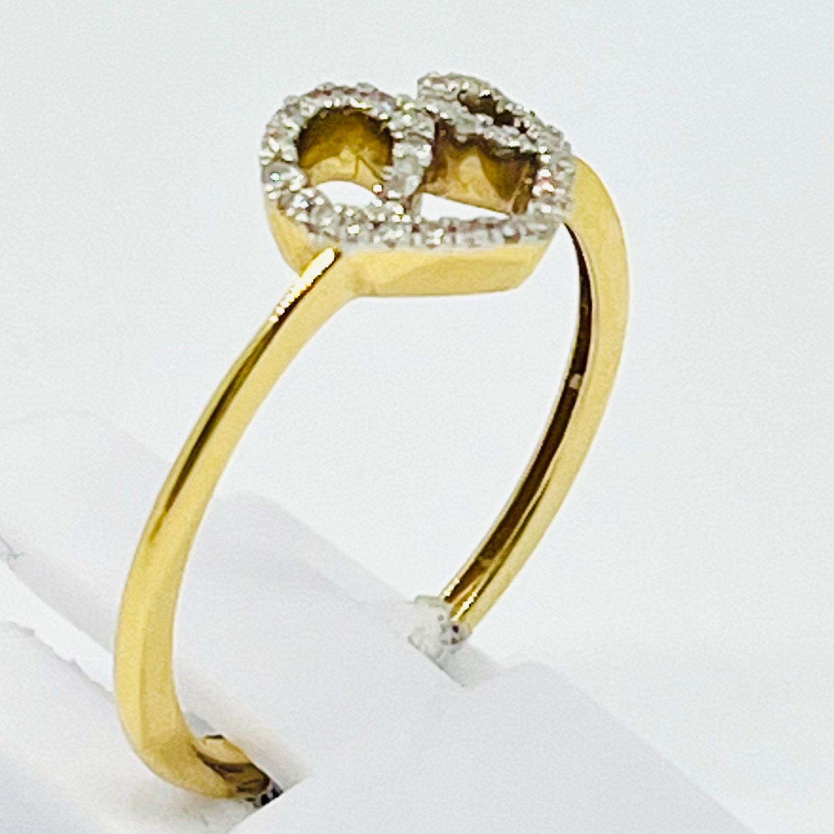 Diamond Heart Fashion Ring
