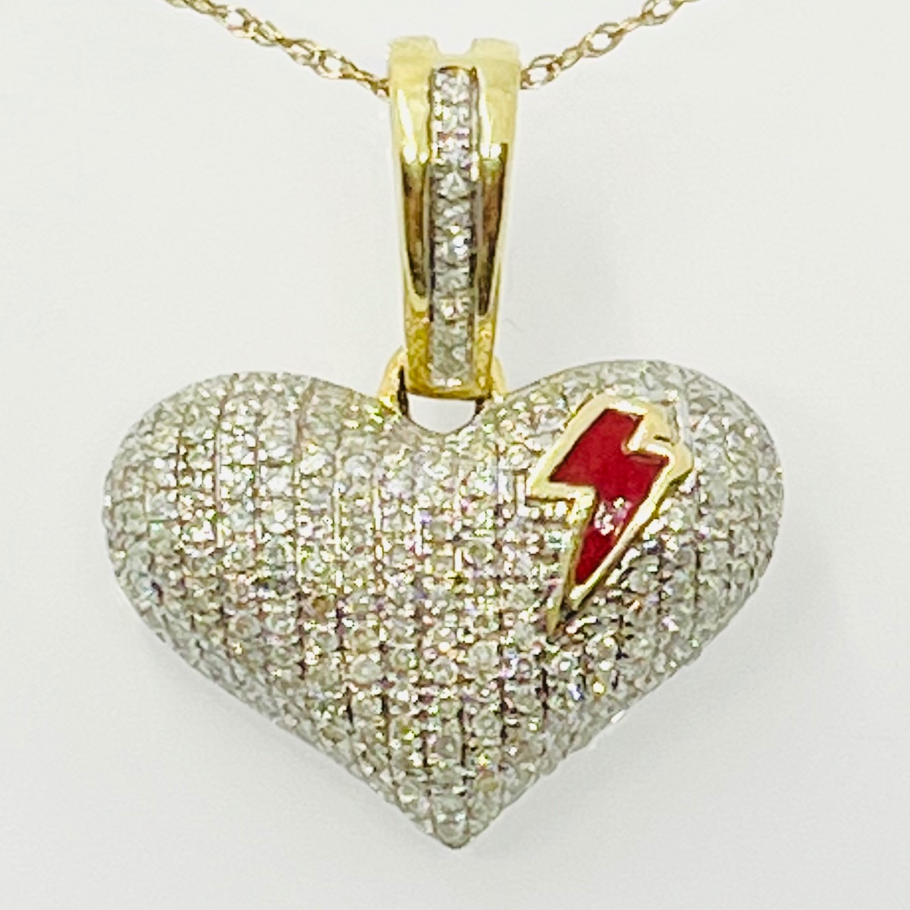 Diamond Heart Fashion Pendant