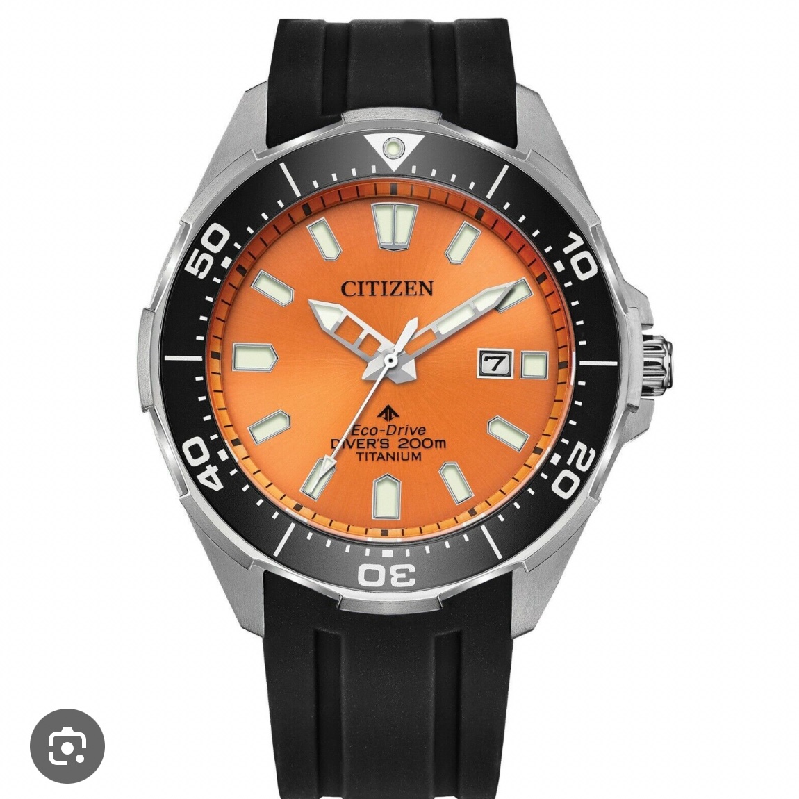 Titanium Eco-Drive Diver's Watch