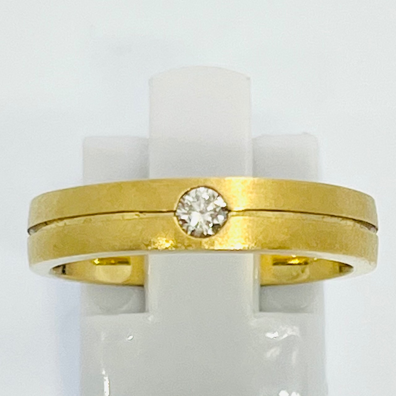 Diamond Men's Wedding Band
