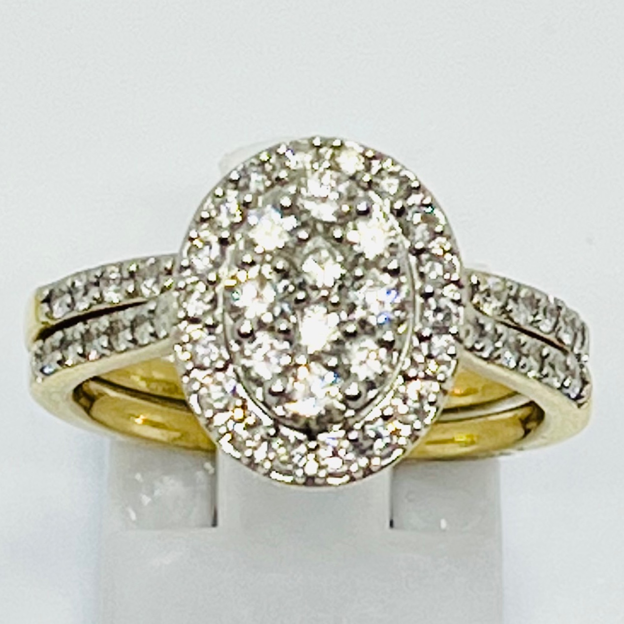 Oval Style Diamond Bridal Set