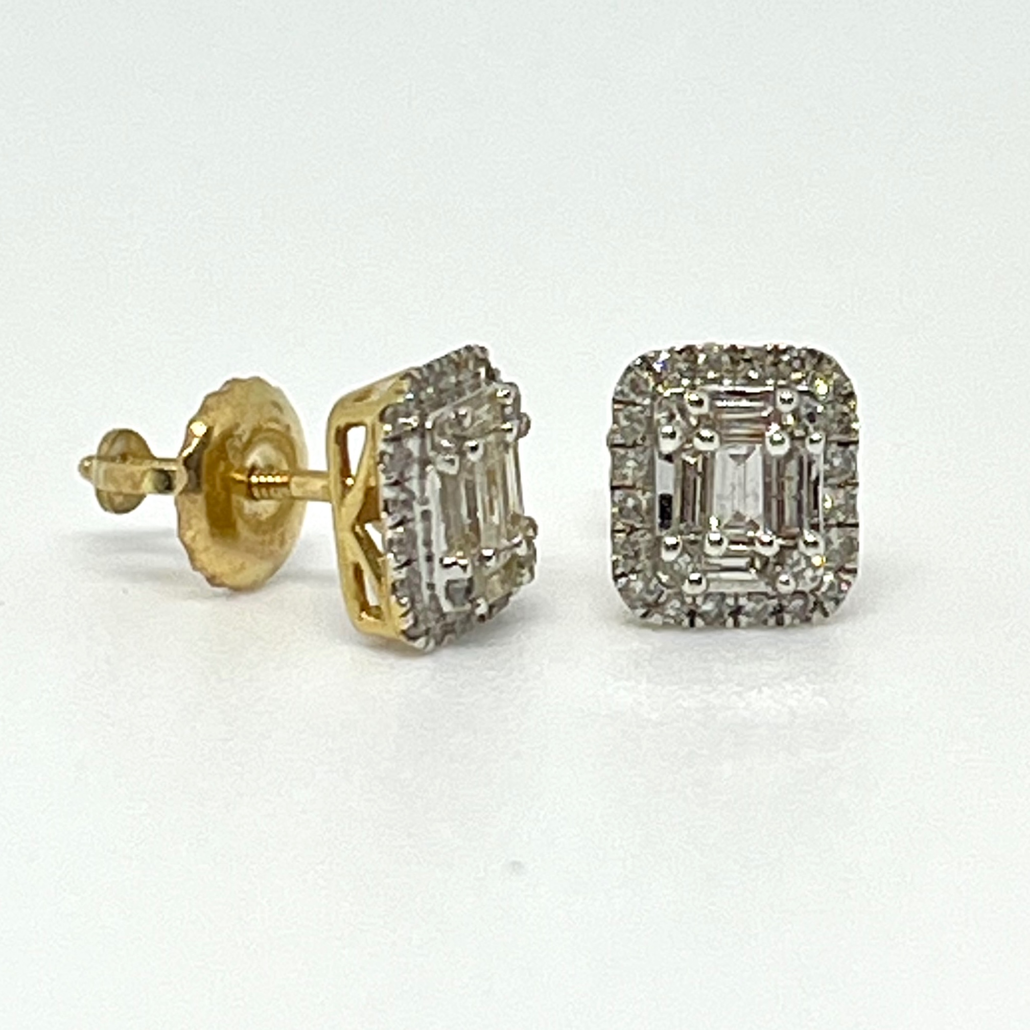 Baguette Stud Earrings