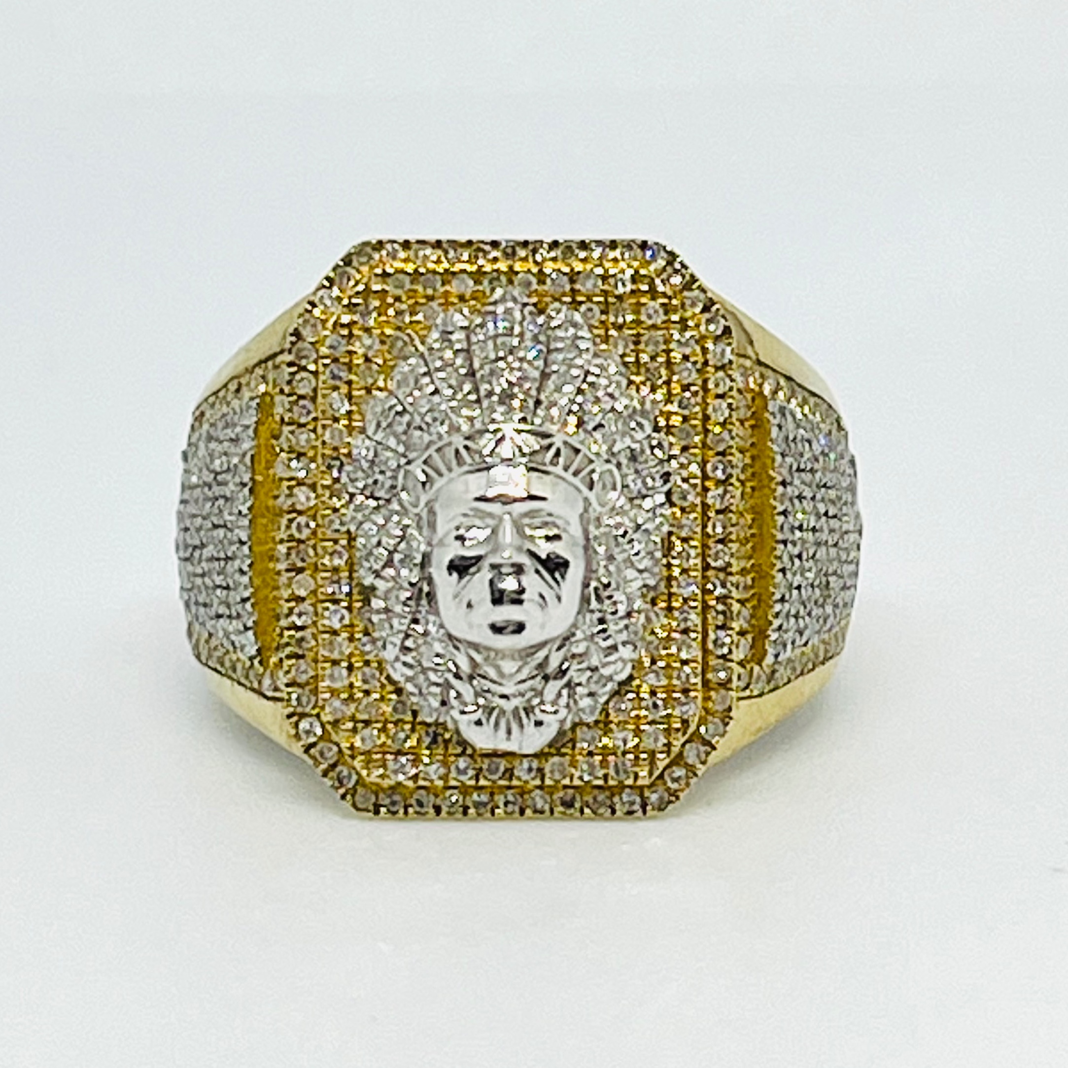 Diamond Indian Men's Fashion Ring