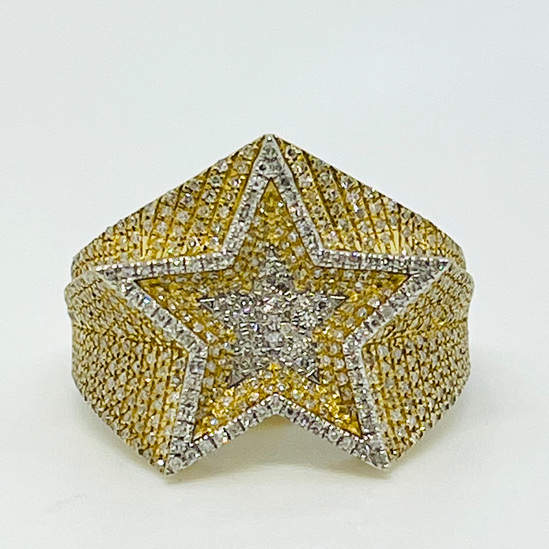 Diamond Star Men's Fashion Ring