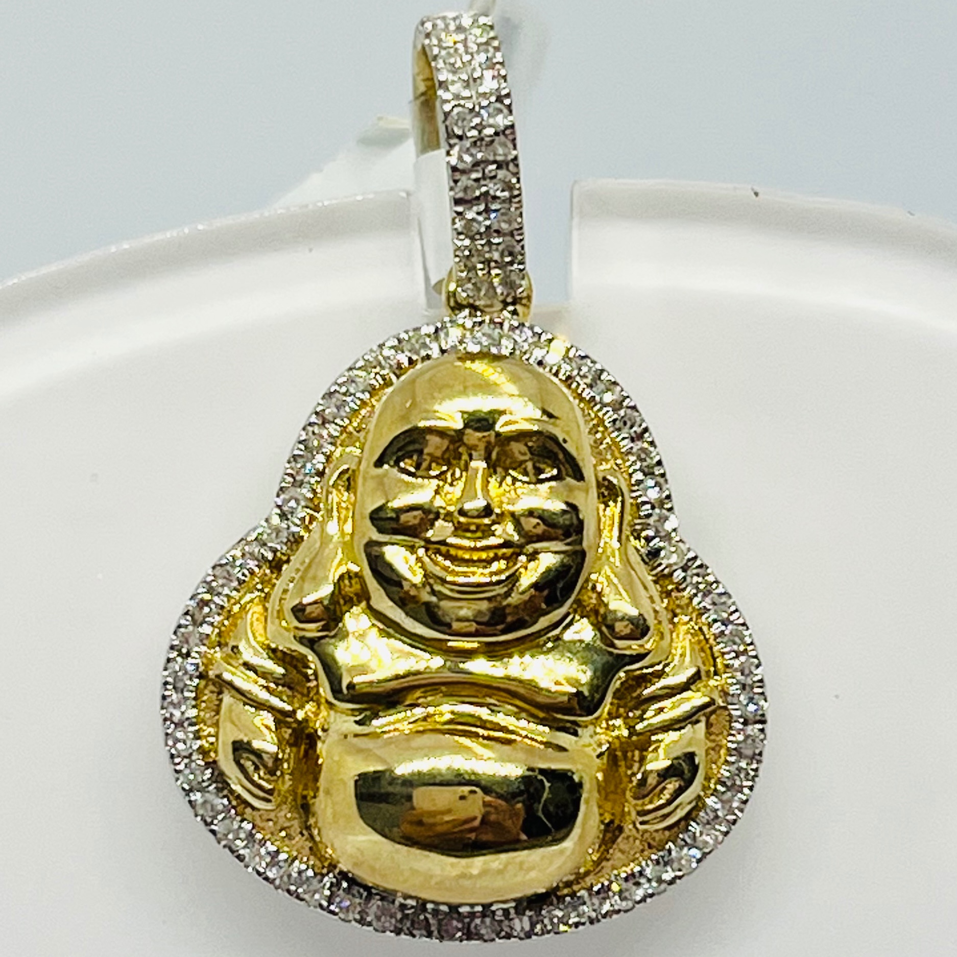 Diamond Buddha Pendant