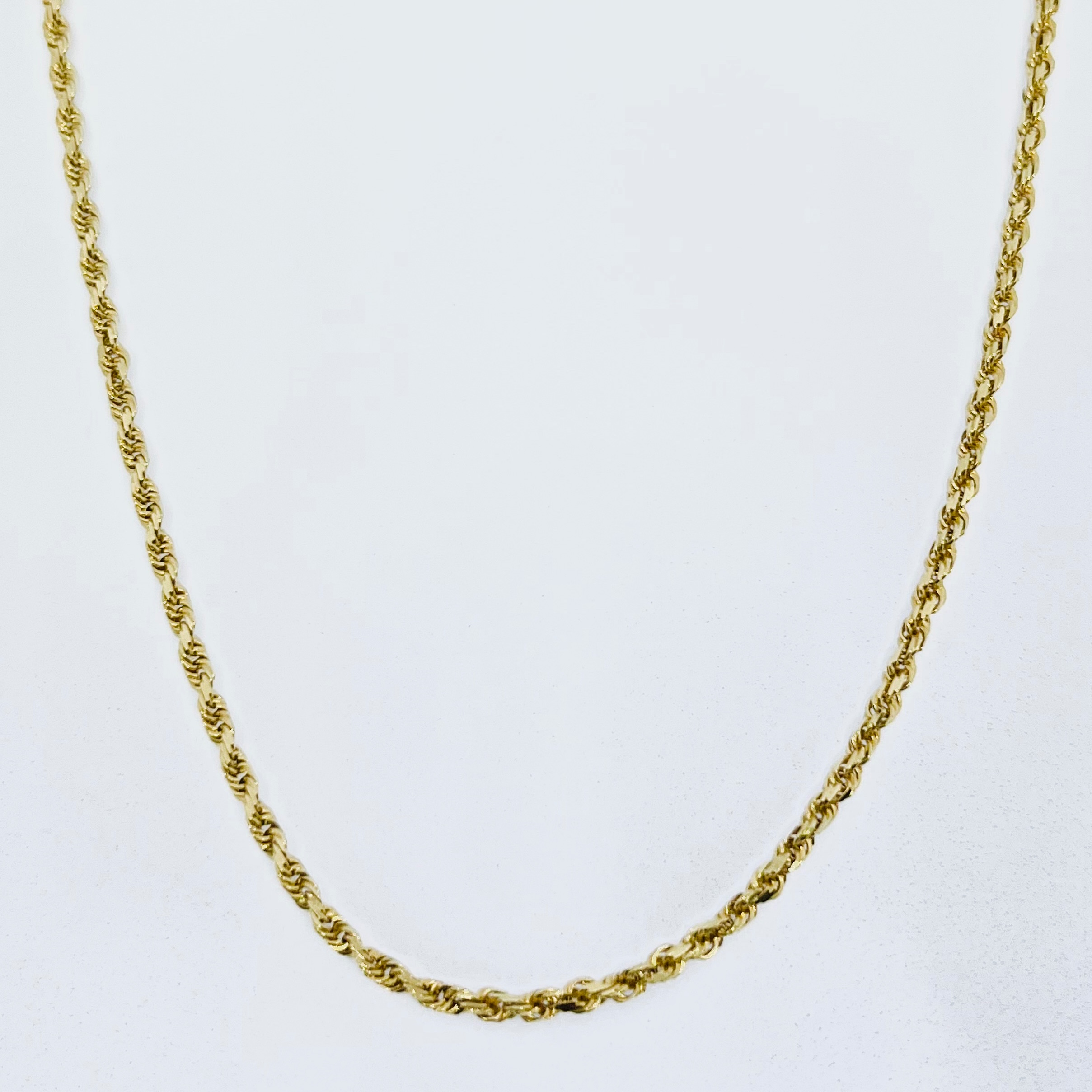 14K Gold Rope Necklace