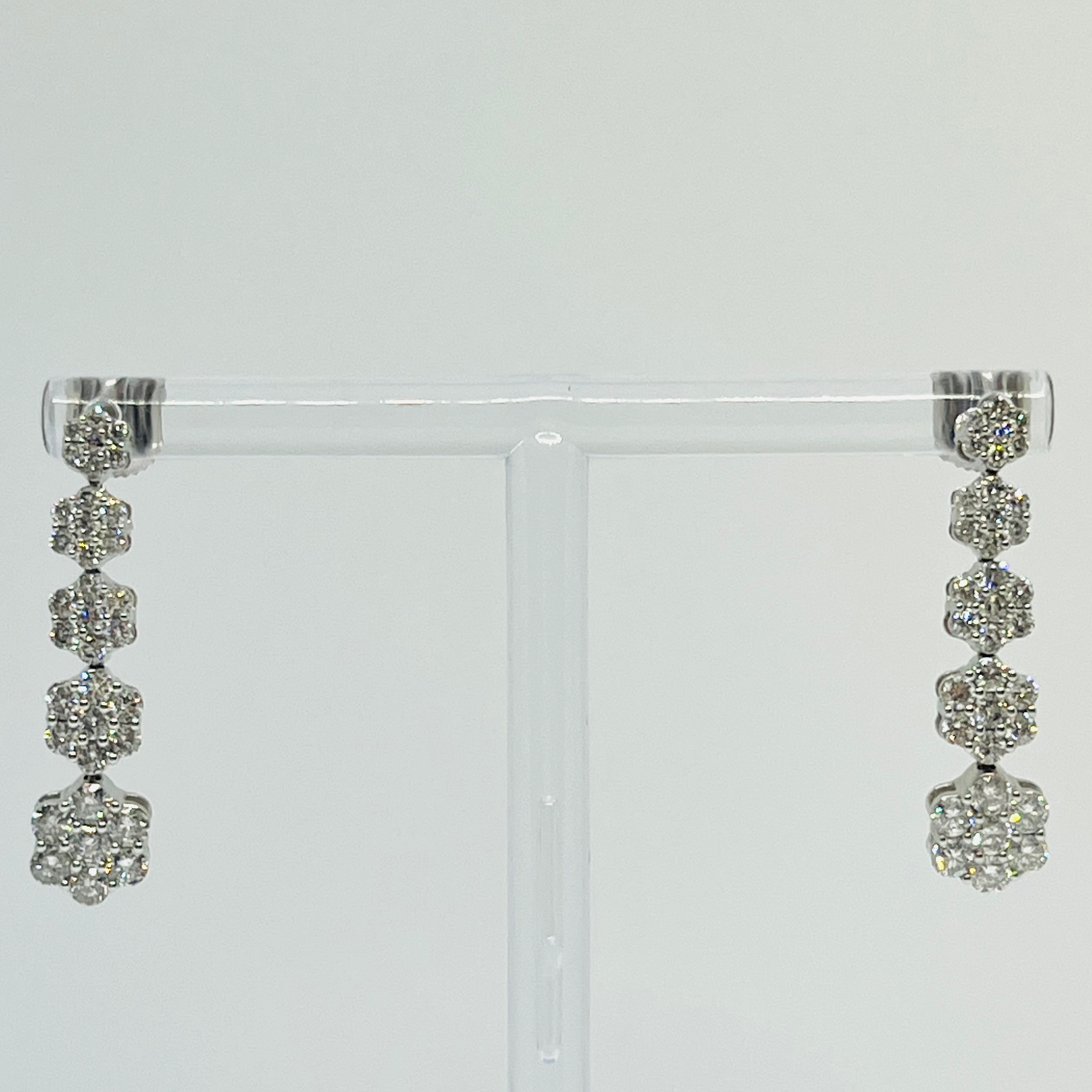 Flower Drop earrings