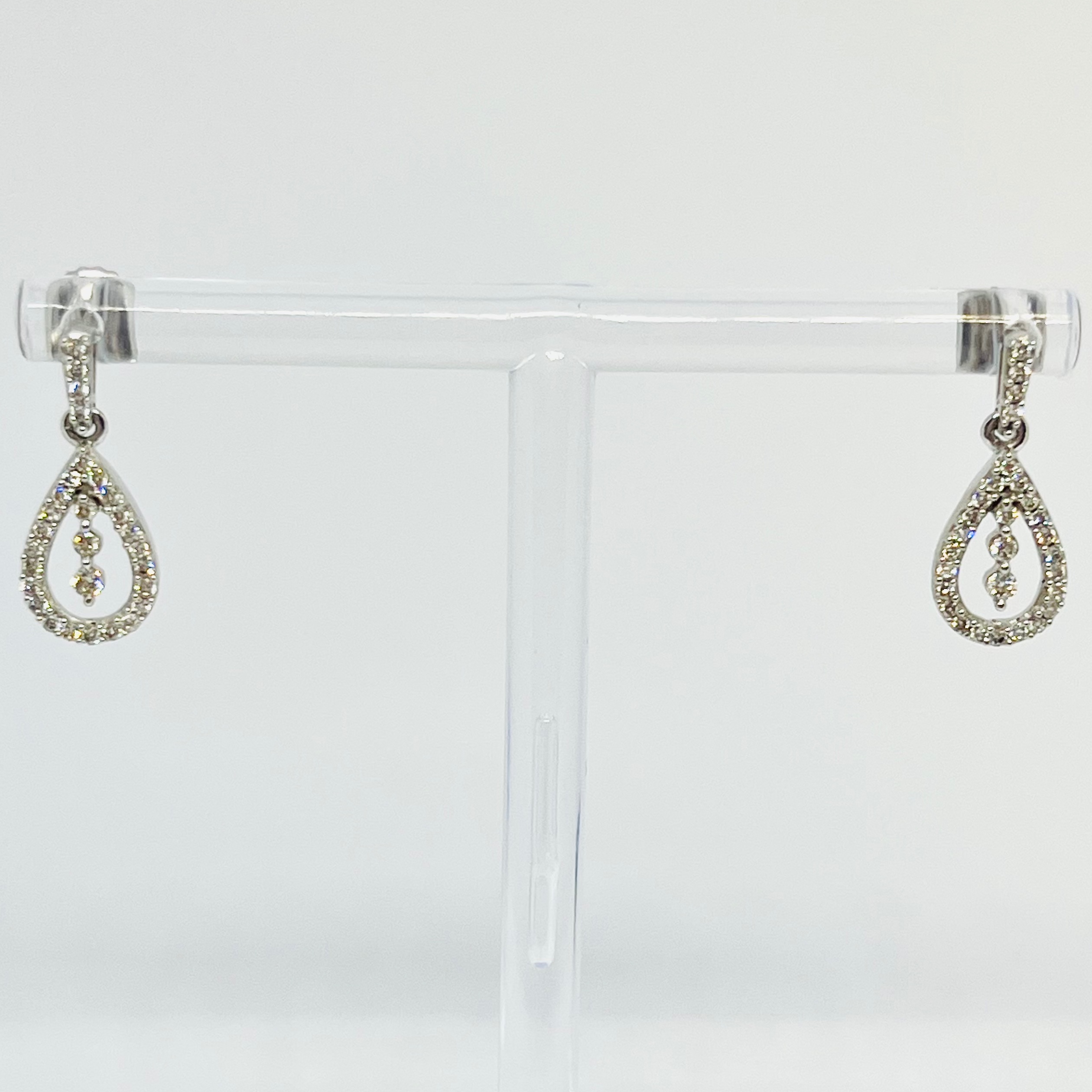 Diamond Drop Earrings