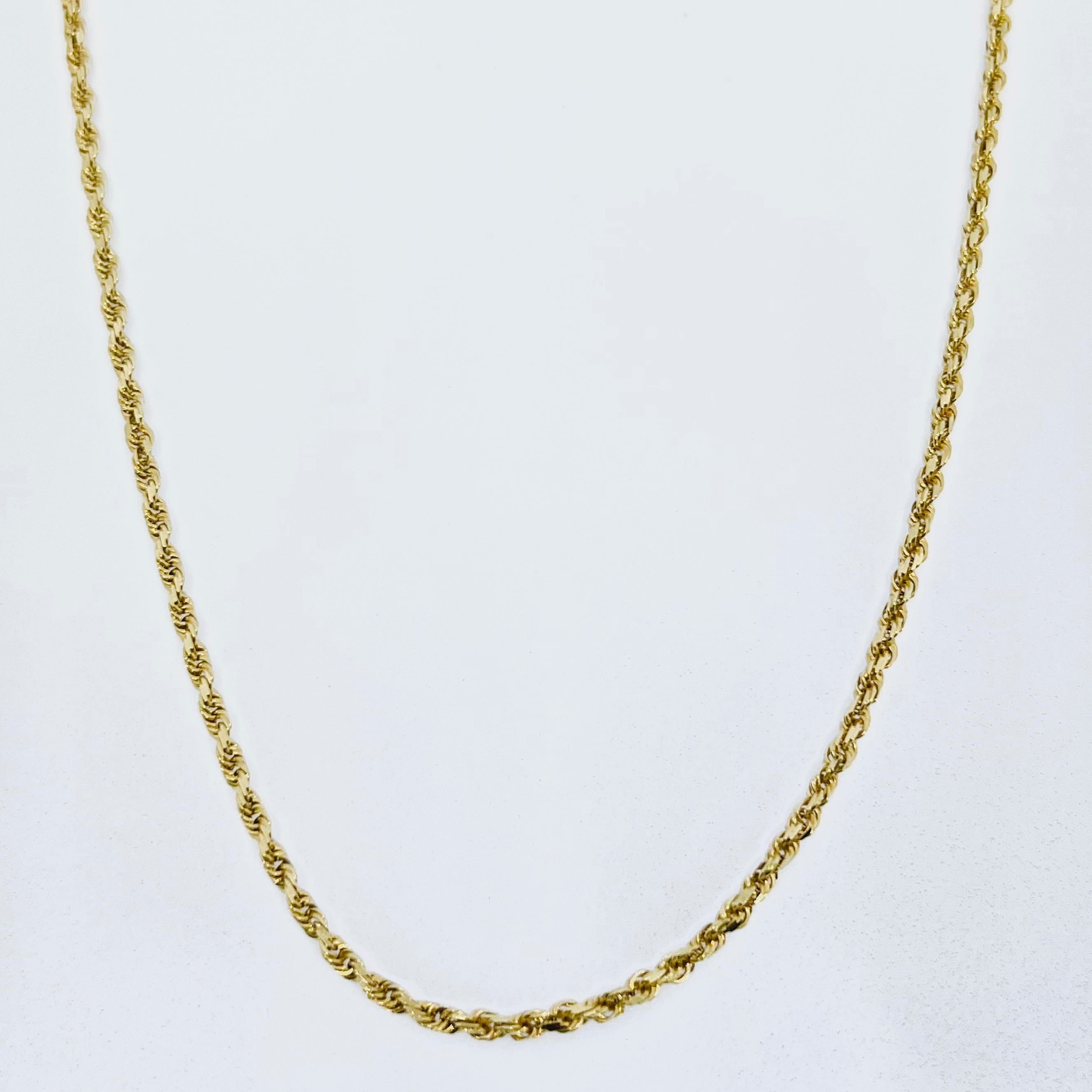 14K Gold Rope Necklace