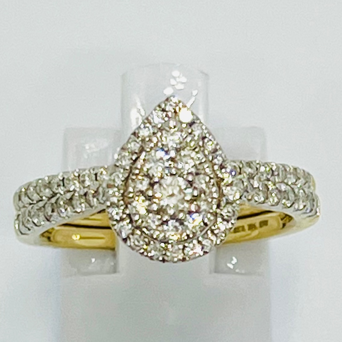 Diamond Pear Shape Bridal Set