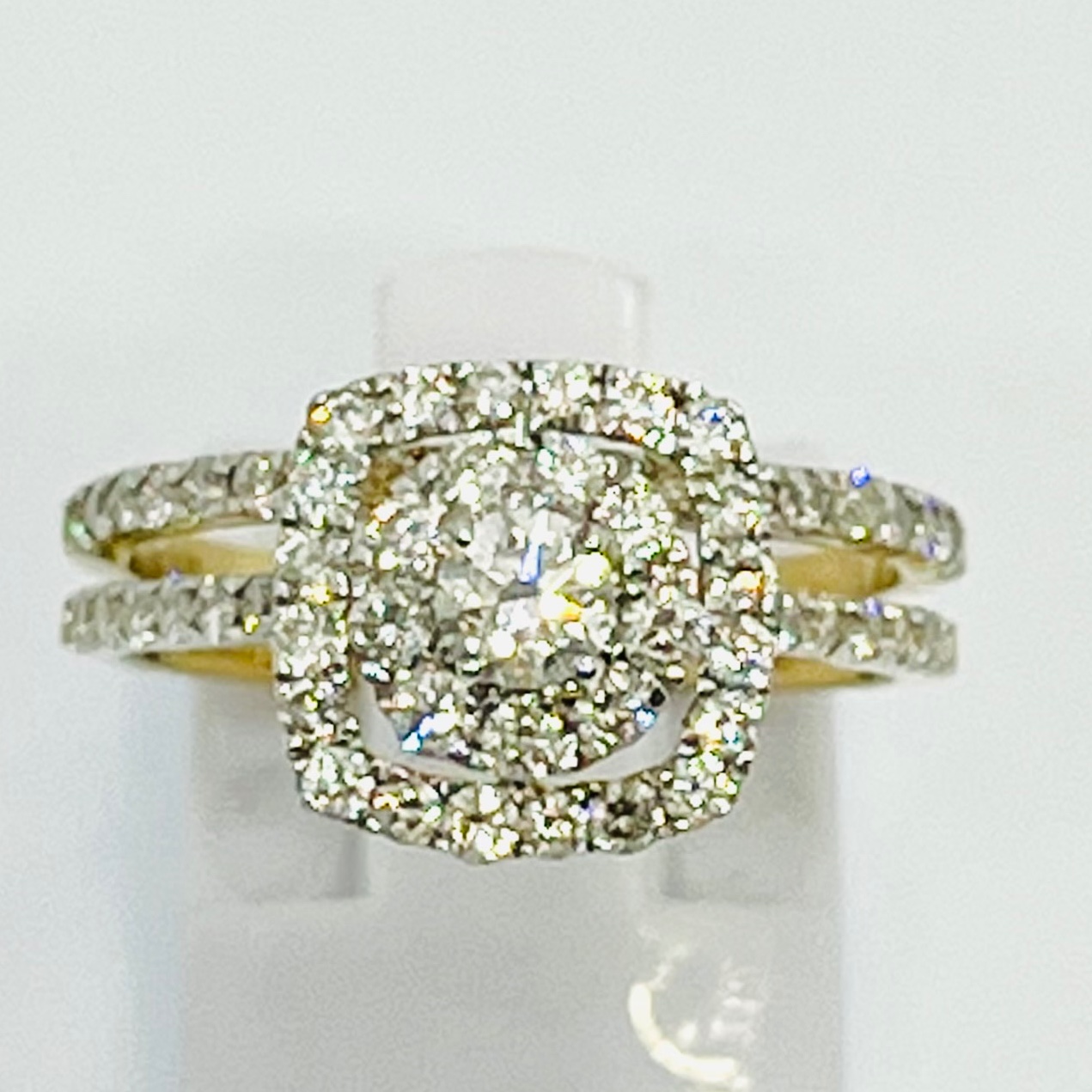 Cushion Style Diamond Bridal Set