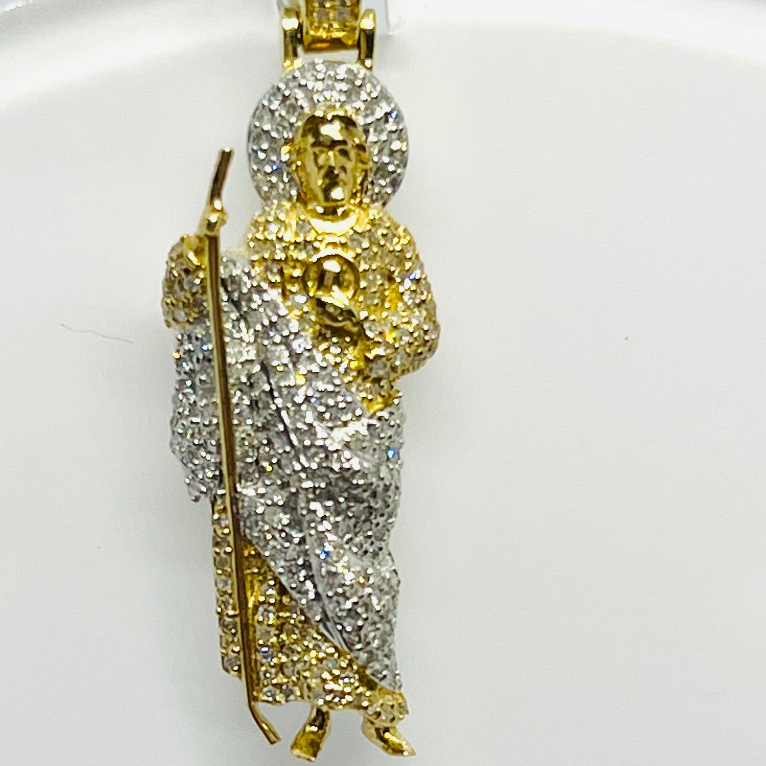 Diamond Saint Jude Pendant